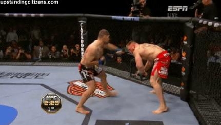 Image result for cain velasquez brock lesnar gif